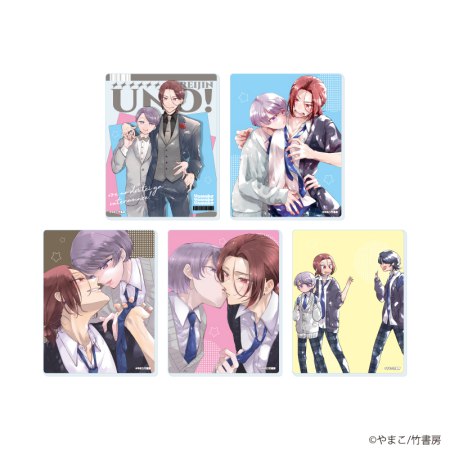 アクリルカード「麗人uno!周年記念フェア」01/オレの童貞が捨てらんねえ！ ブラインド(全5種)(公式&描き下ろしイラスト)