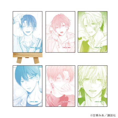 キャンバスボードミニ「たまらないのは恋なのか」01/コンプリートセット(全6種)(公式イラスト)