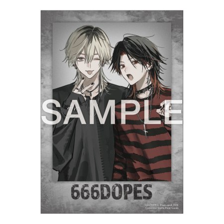 佐藤さと先生「666DOPES」でかチェキ風カード