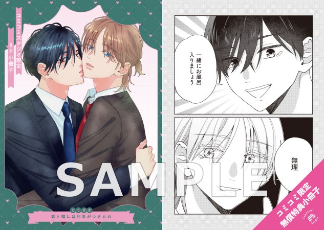 恋と嘘には利息がつきもの【有償特典・小冊子】【予約キャンペーン対象外・9/4から受付開始】