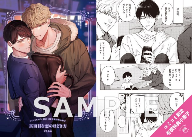 真面目な恋のほどき方【有償特典・小冊子】【予約キャンペーン対象外・10/15から受付開始】