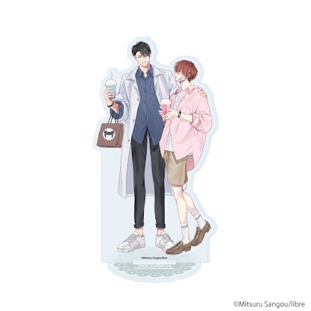 アクリルスタンド「マスク男子は恋したくないのに」04/才川 綴&佐山圭悟(描き下ろしイラスト)