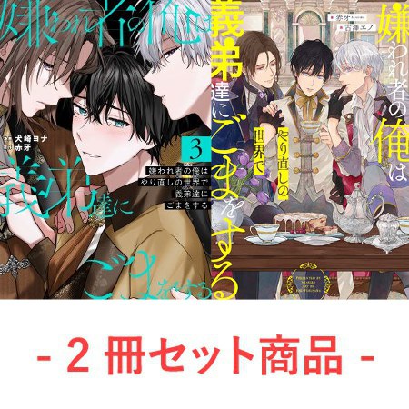 【2冊セット商品】『嫌われ者の俺はやり直しの世界で義弟達にごまをする（3）（単品）』＋『嫌われ者の俺はやり直しの世界で義弟達にごまをする【ノベルス】』