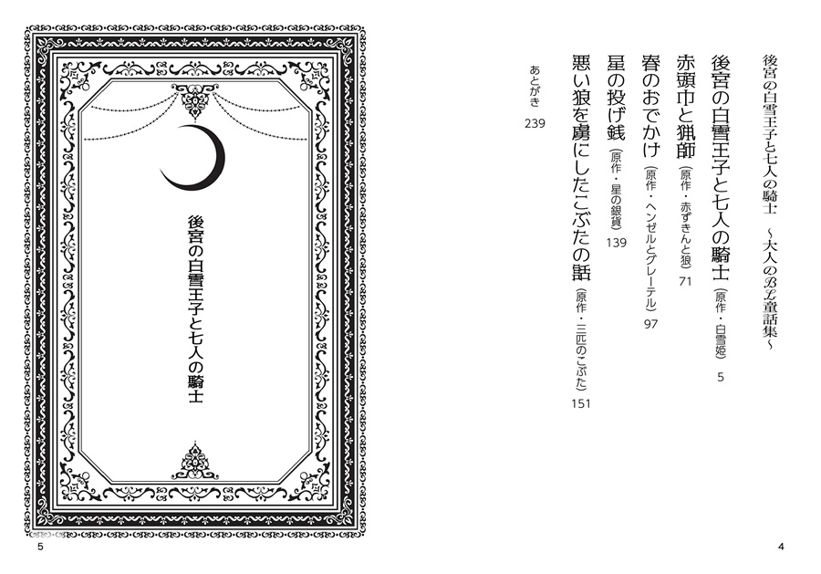 【小説】後宮の白雪王子と七人の騎士