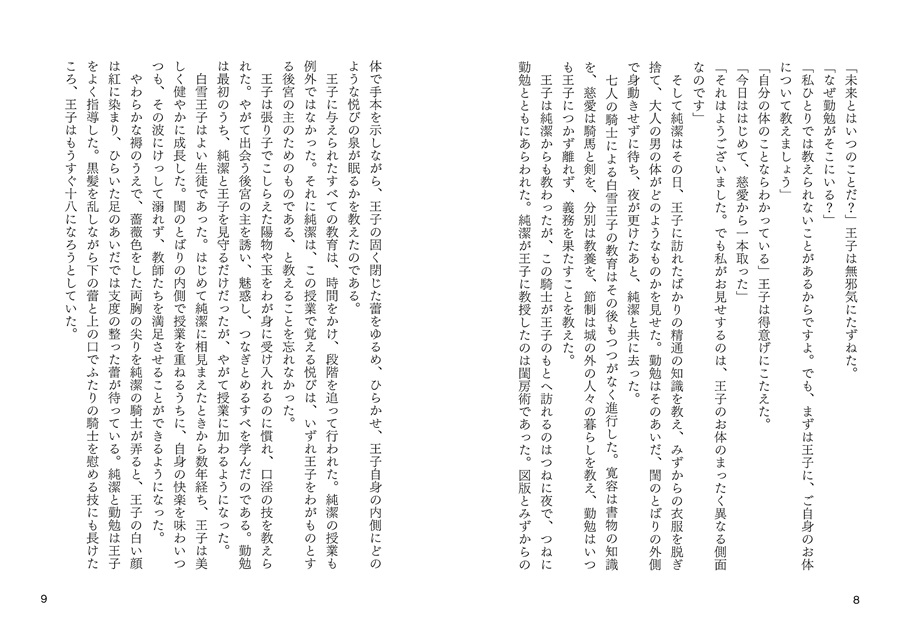 【小説】後宮の白雪王子と七人の騎士