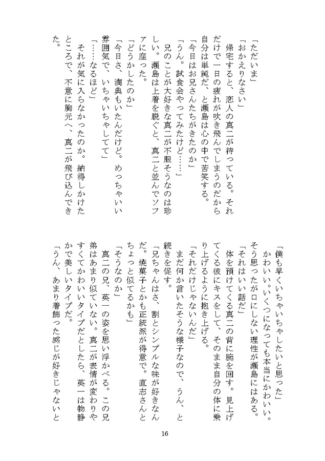 【小説】Honey Afternoon