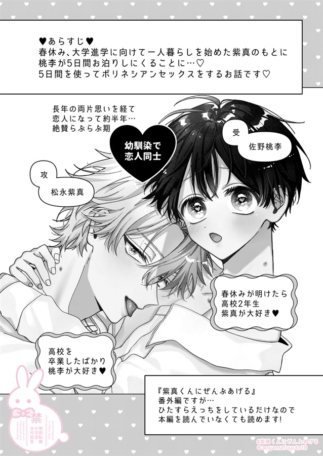 紫真くんにぜんぶあげる　商業番外「とろける5日間」