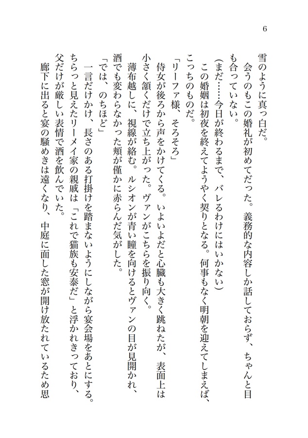 【小説】身代わり婚の黒猫は白狼王の愛に溺れる　番外編SET