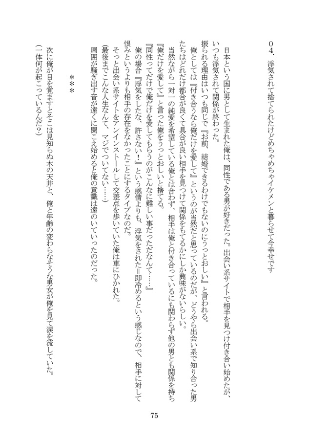 【小説】色んな話詰め合わせ短編集