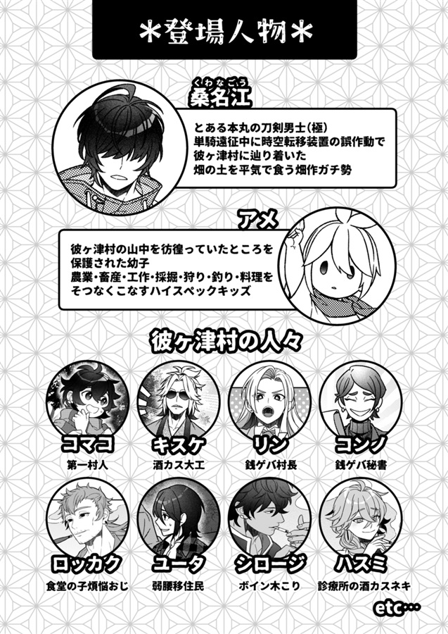 桑名江の彼ヶ津村見聞録