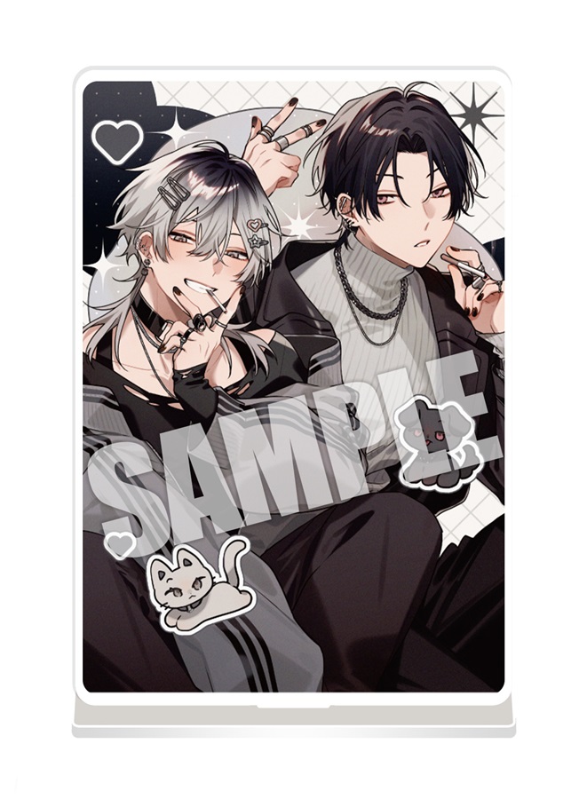 【同人グッズ】家目やこ先生A6アクリルスタンド・サイン抽選なし【2026年春のポスカフェア】