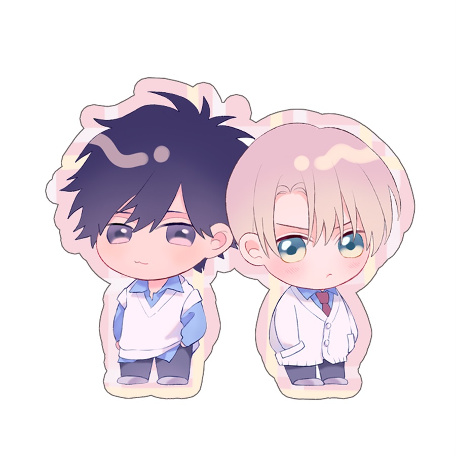 【同人グッズ】たまゆきチェック柄アクリルキーホルダー