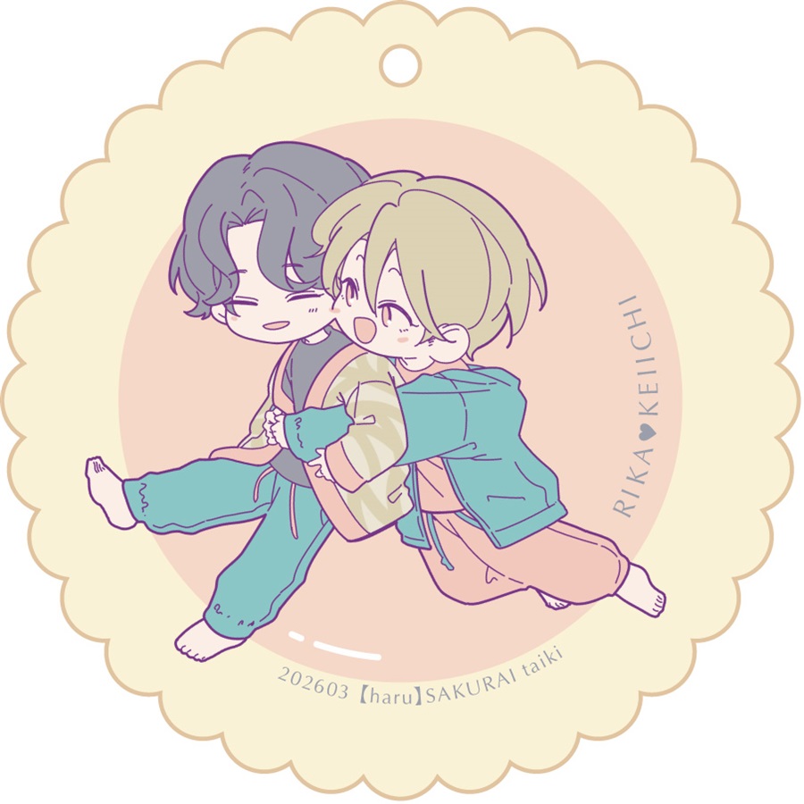 【同人グッズ】里歌×慶一アクリルキーホルダー