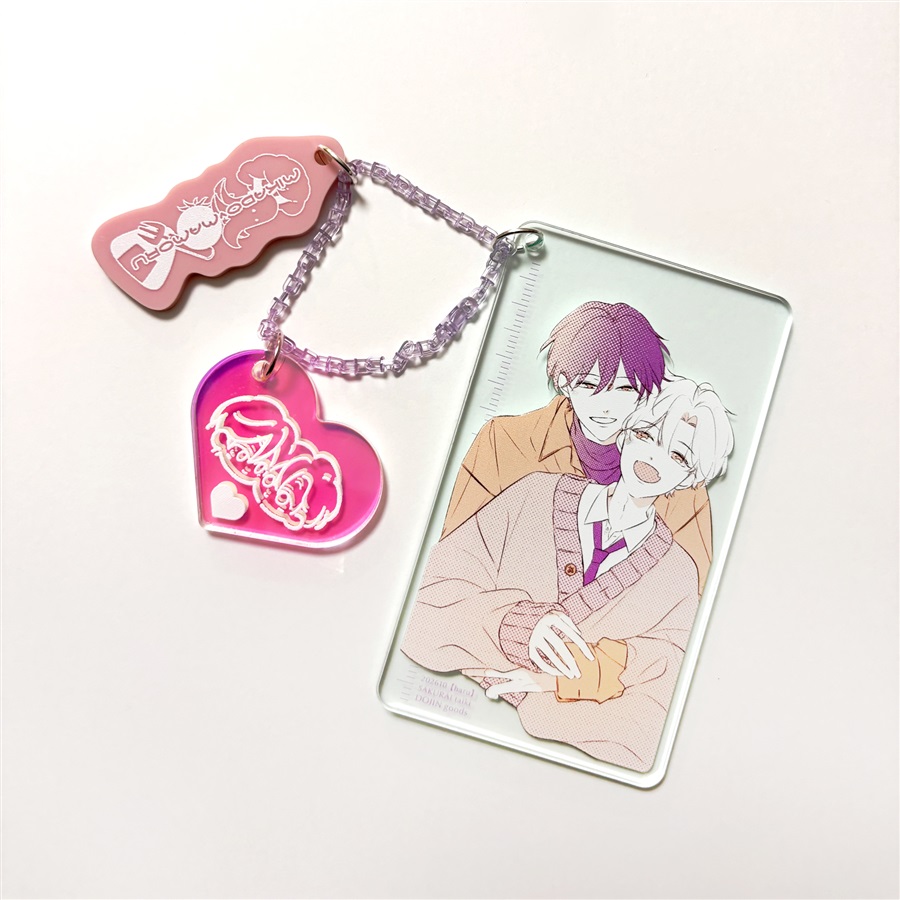【同人グッズ】帝×守3連アクリルキーホルダー