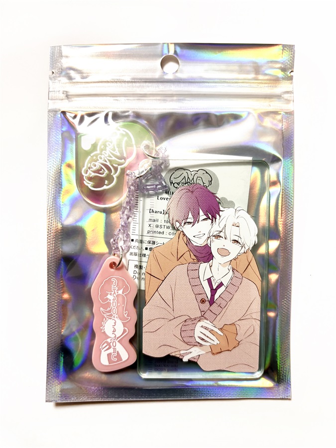 【同人グッズ】帝×守3連アクリルキーホルダー