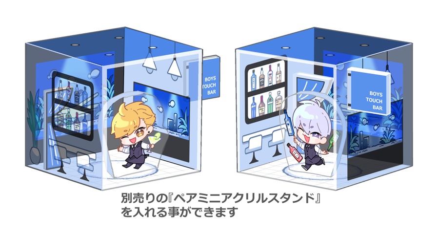 【同人グッズ】ラブクオリアシリーズ　アクリルキューブ